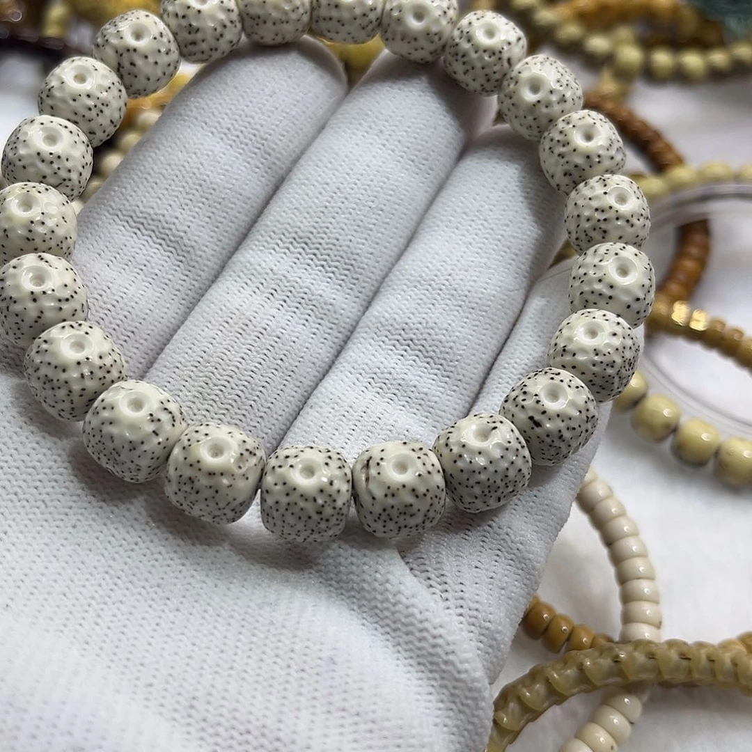 星月菩提吊坠P***F原白深坑无相