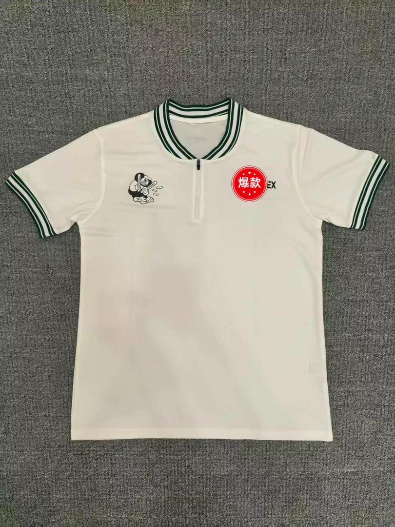 Yy尤尼高质量羽毛球服男女透气短袖上衣运动速干球服白色夏季比赛