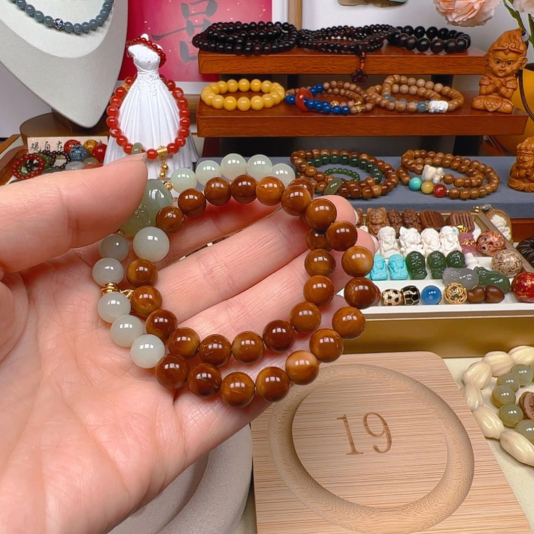 ?***钢库克双圈手串原创diy