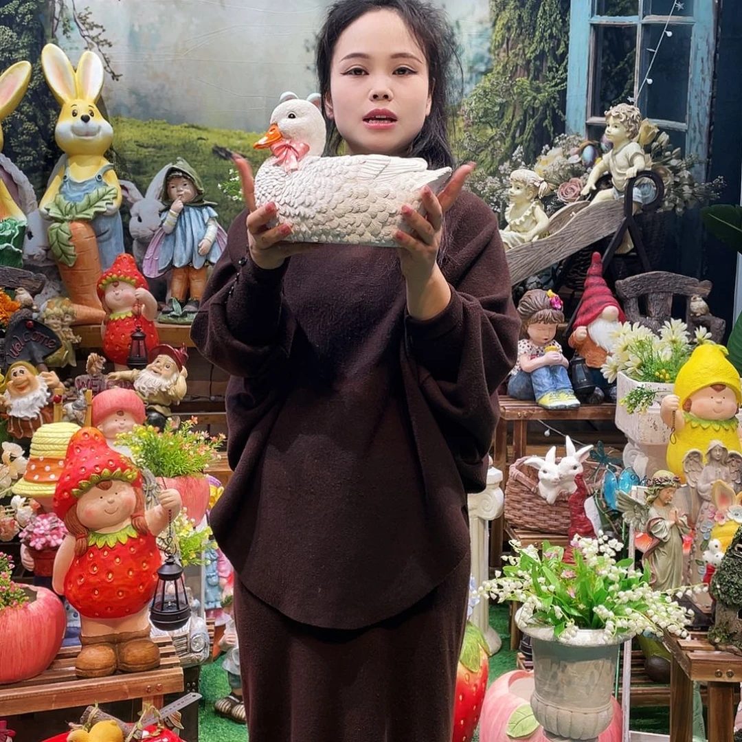 摆件花园摆件红红火火