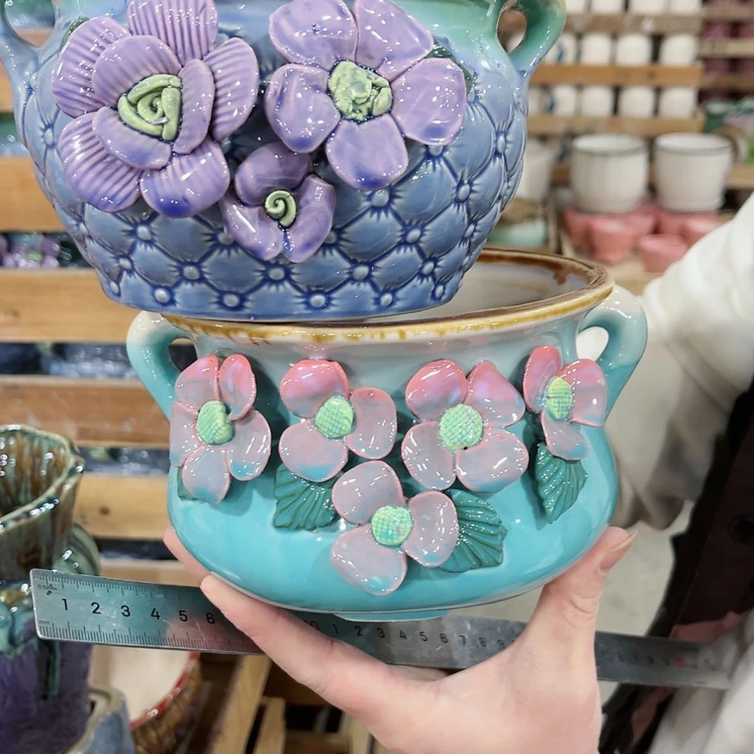 【闪购商品】陶瓷陶瓷多肉植物花盆