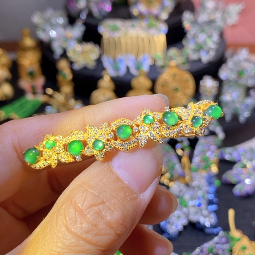 【闪购商品】银S925镶嵌挂件翡翠