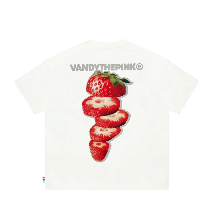 【纽约限定】VANDYTHEPINK SS25 Strawberry Tee草莓切片短袖