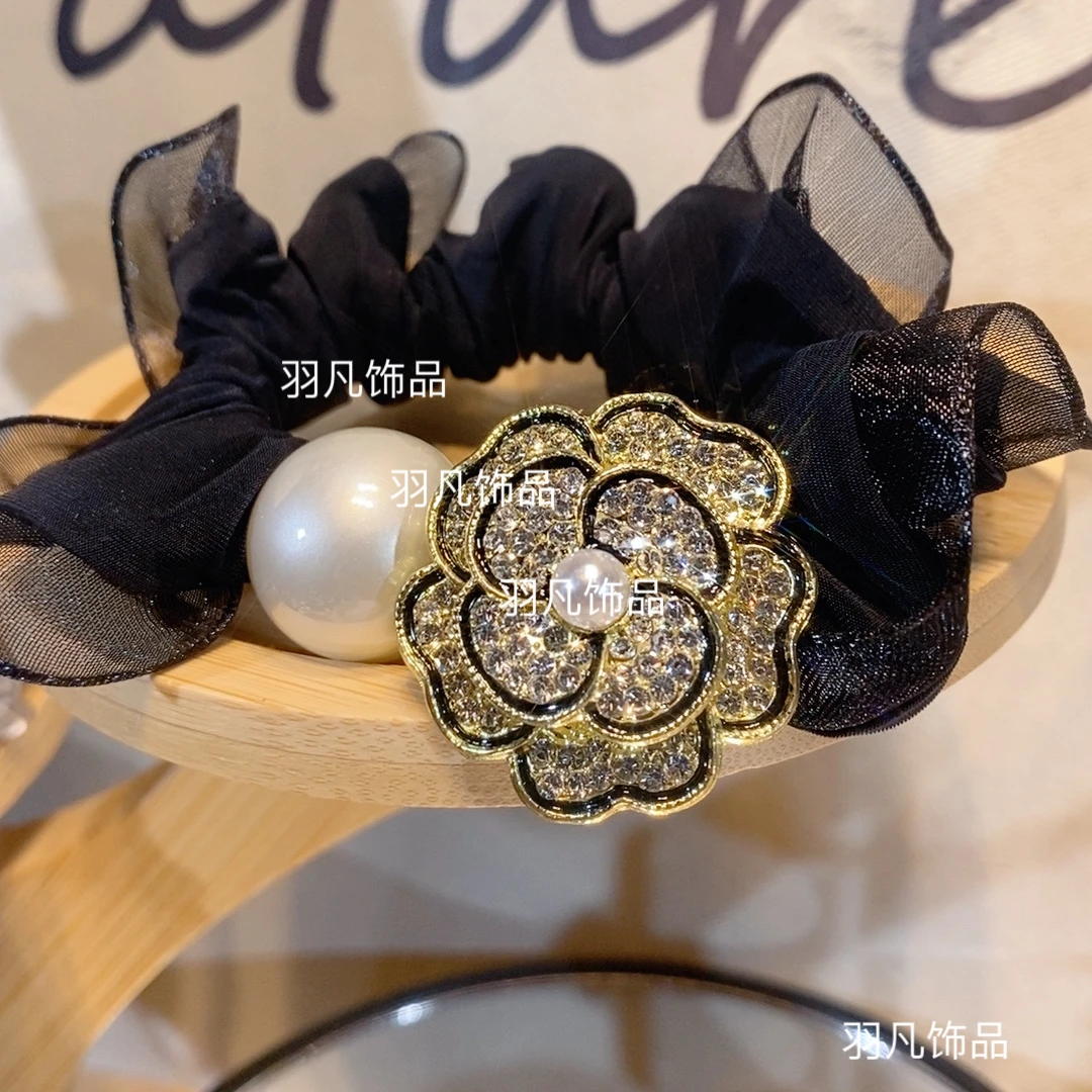 羽凡2509轻奢洋气原创设计发圈甜美风皮筋时尚女简约韩版日韩发绳