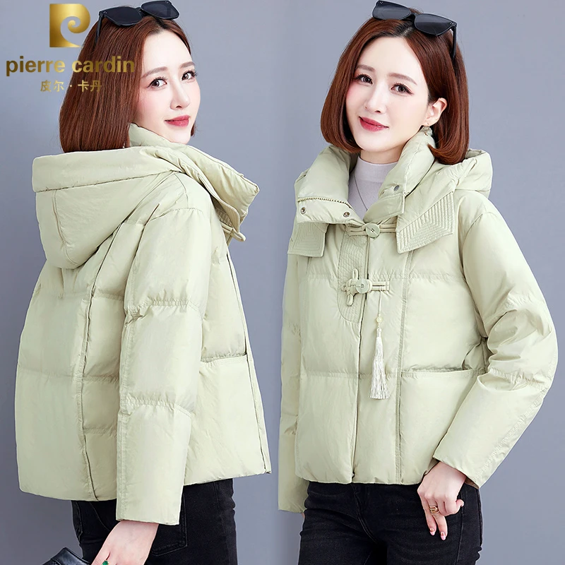 皮尔卡丹新款高品质羽绒服女款2025冬季韩版宽松加厚保暖爆款防寒