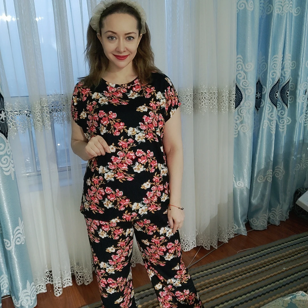 舒适时尚女睡衣套装居家服