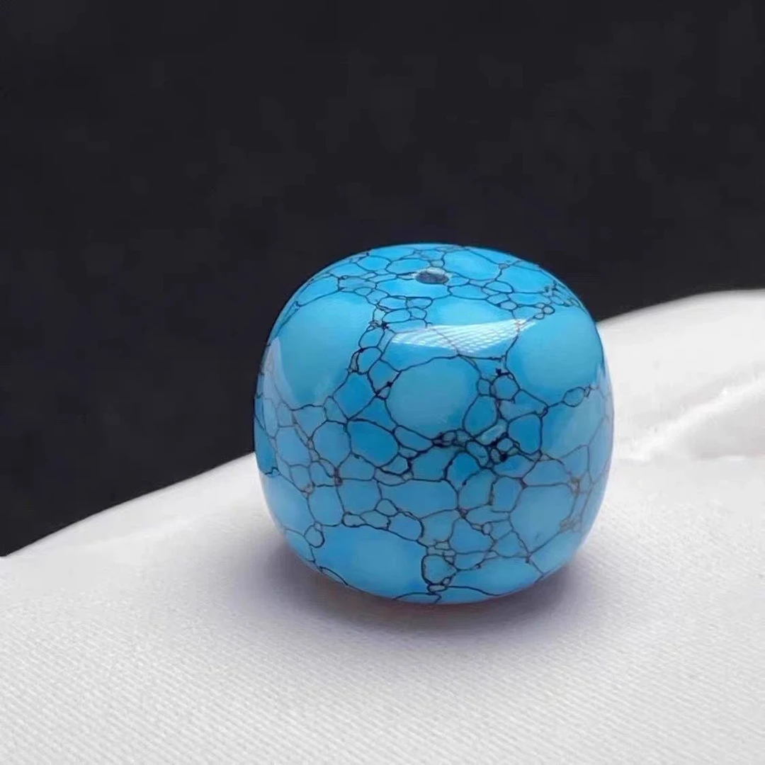 蓝色网花老型8㎜时尚DIY配饰多样性发其一