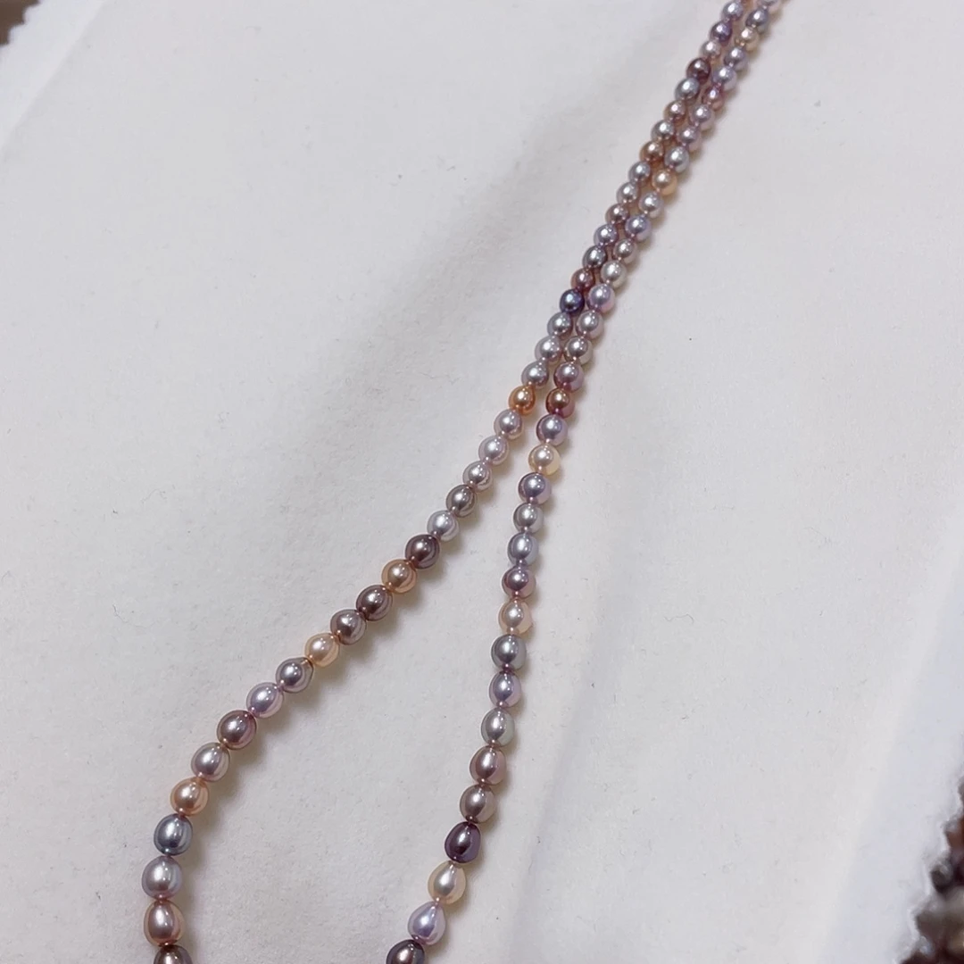 银S925镶嵌淡水珍珠颈饰