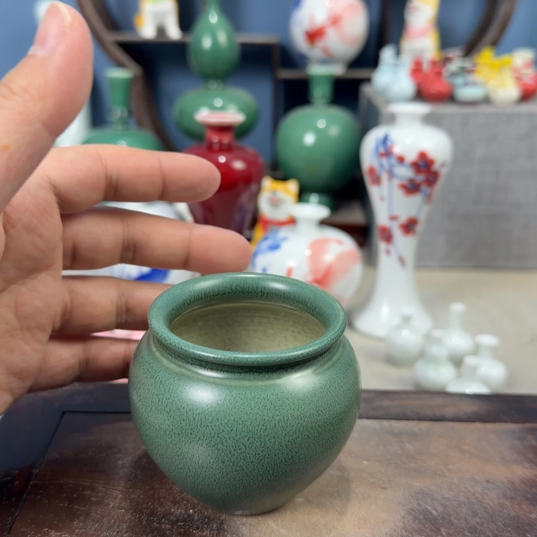 陶瓷手工小花器摆件