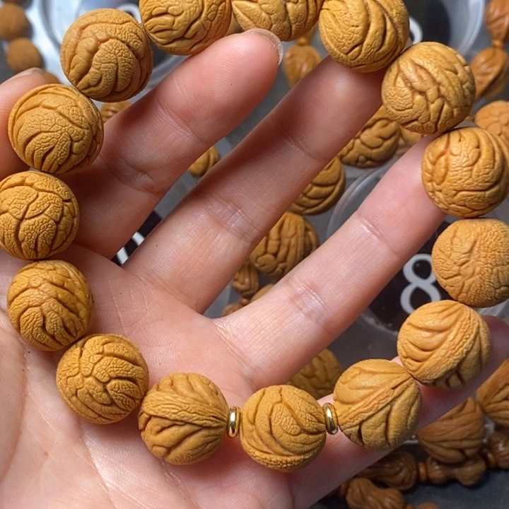 吊坠文玩核桃秦岭野生龙纹桃核17