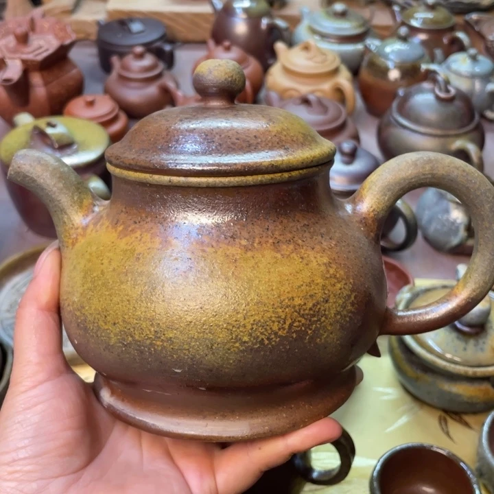 茶壶紫砂宜兴紫砂原矿泥料800全手工