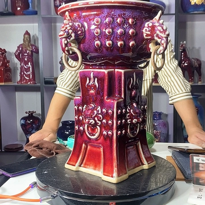 瓷片中国神垕精品钧瓷