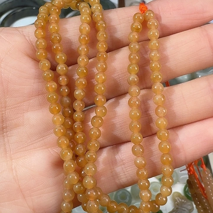 和田玉（糖玉）未镶嵌手链4mm