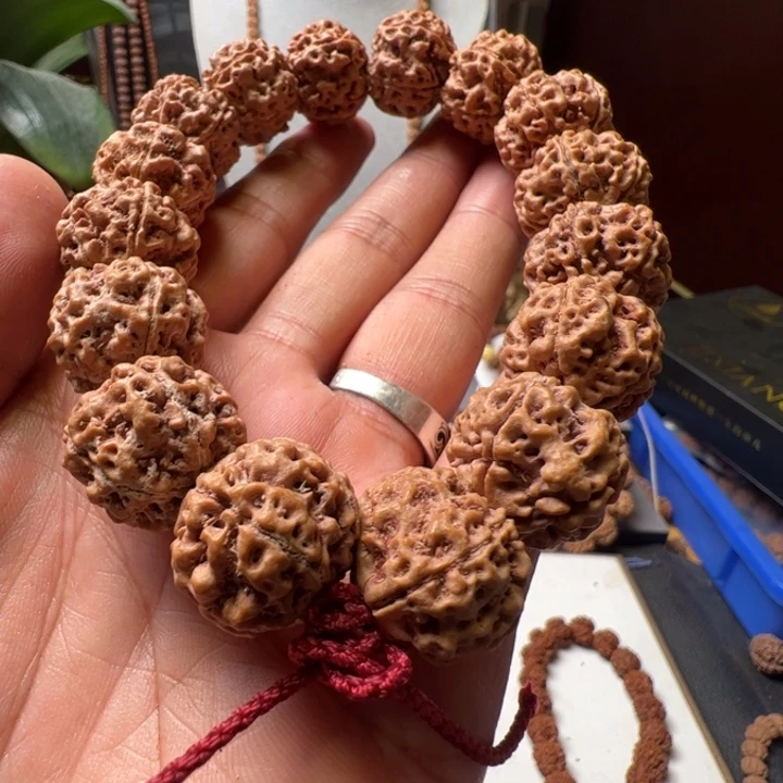 金刚菩提手串21水晶皮蜂窝