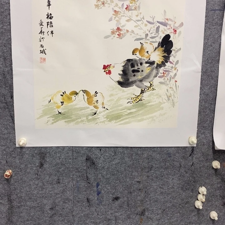 国画亲笔手绘原创