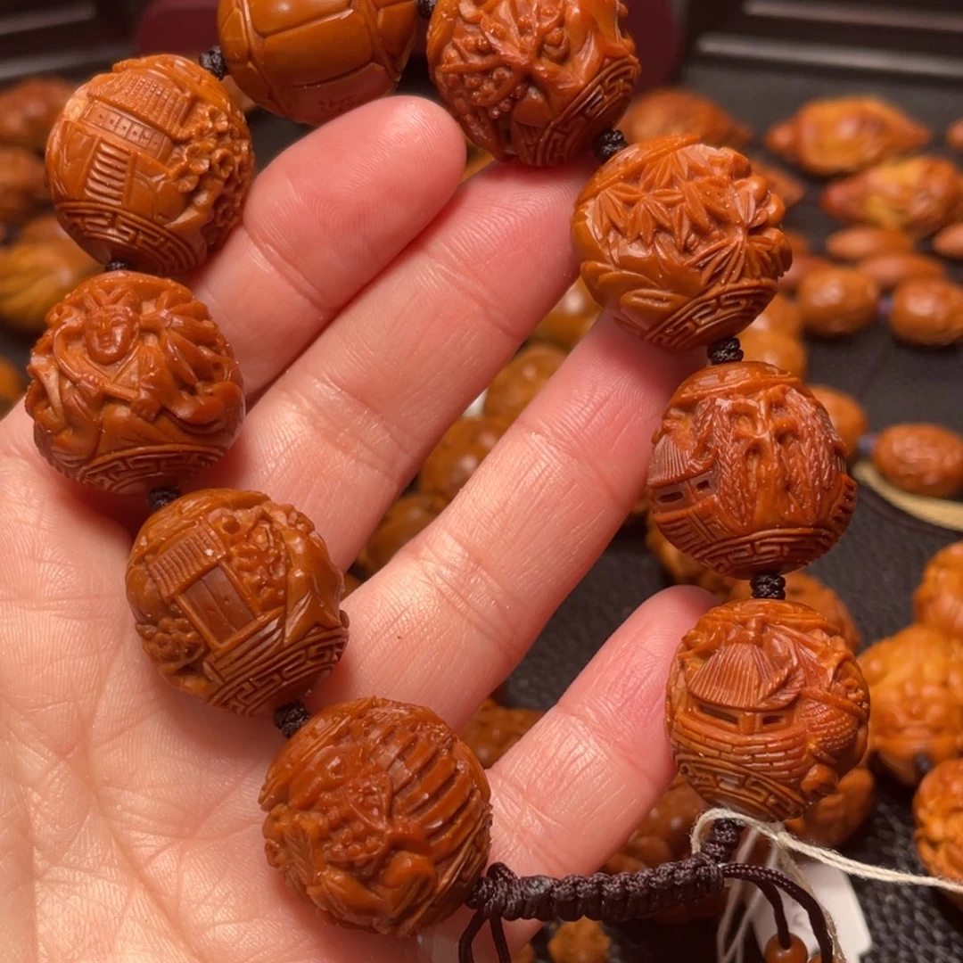 橄榄核手串/手链2.1铁核老苏工八仙