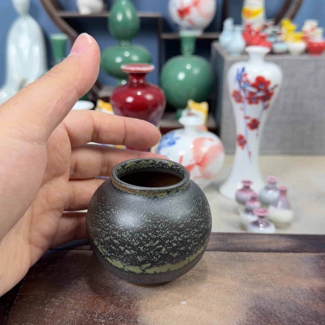 陶瓷手工小花器摆件