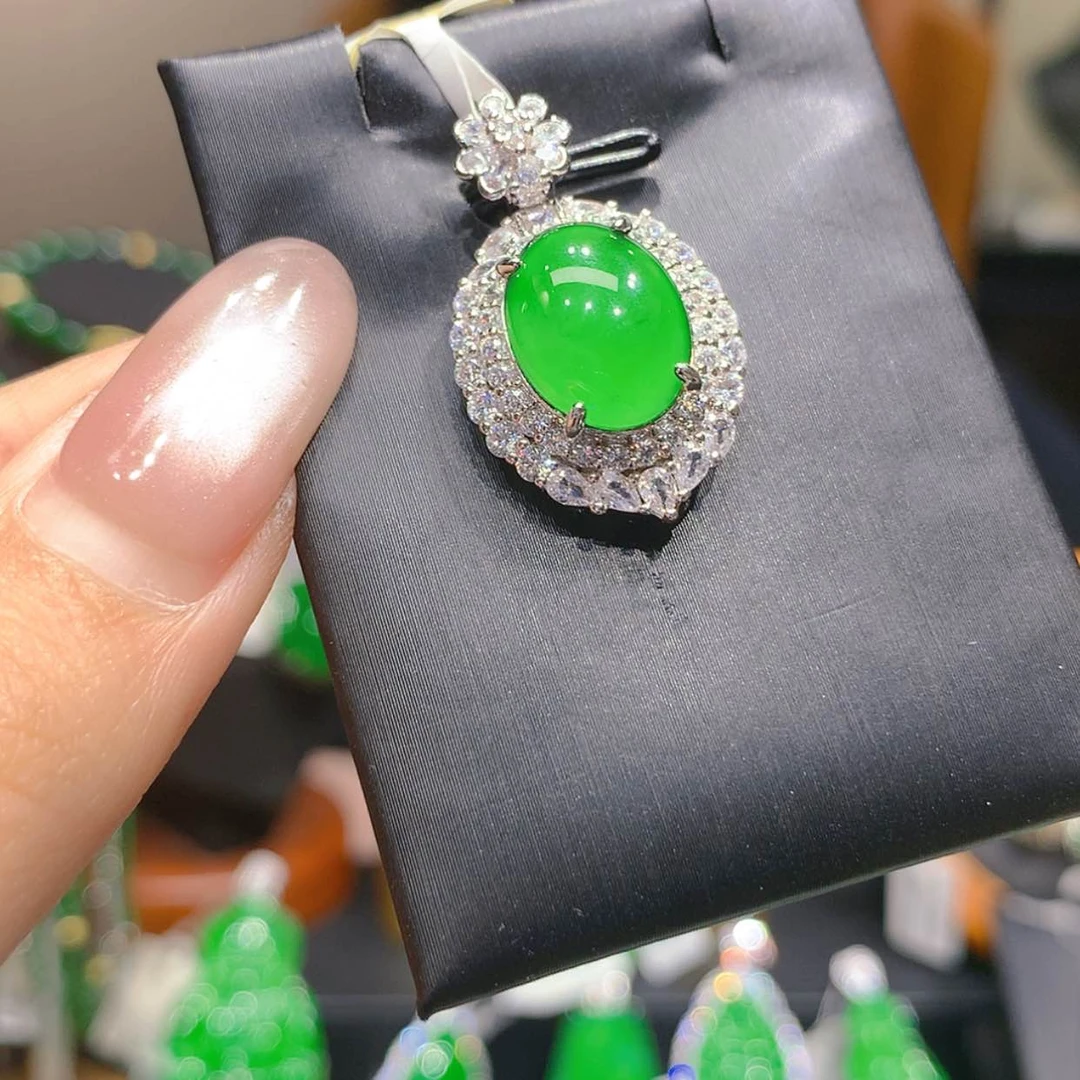 【闪购商品】翡翠未镶嵌颈饰6柒姐