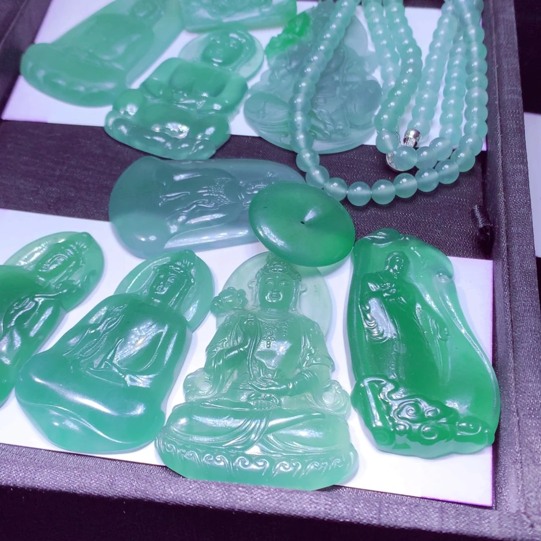 定制翡翠未镶嵌天然翡翠A货 官方基地发货