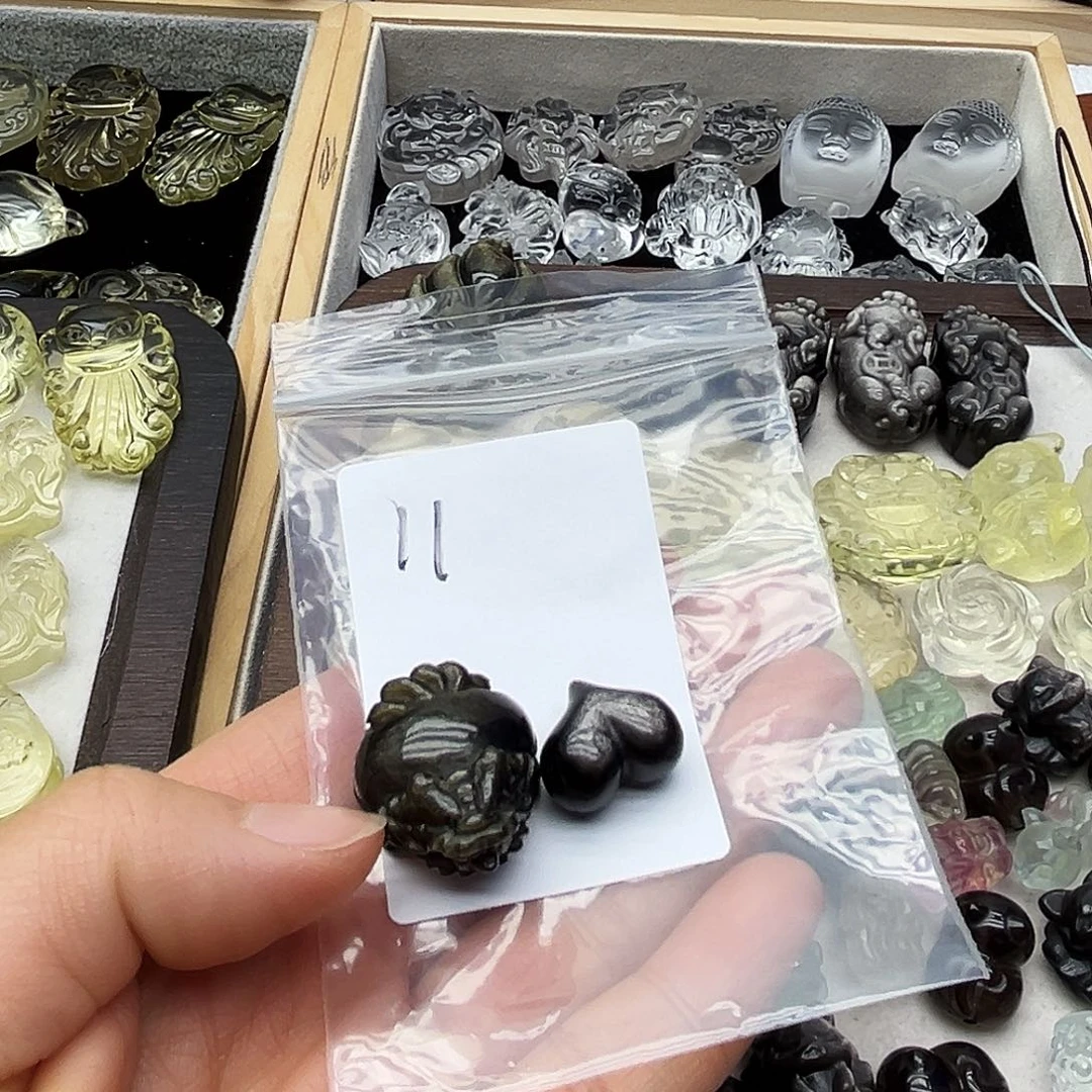 水晶颈饰未镶嵌龙龟11号