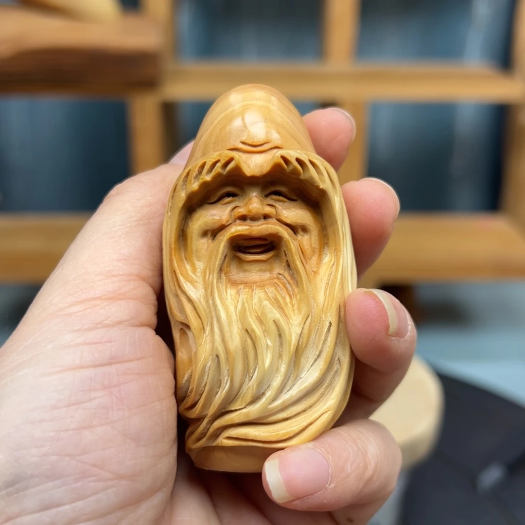 木崖柏木摆件手把件，