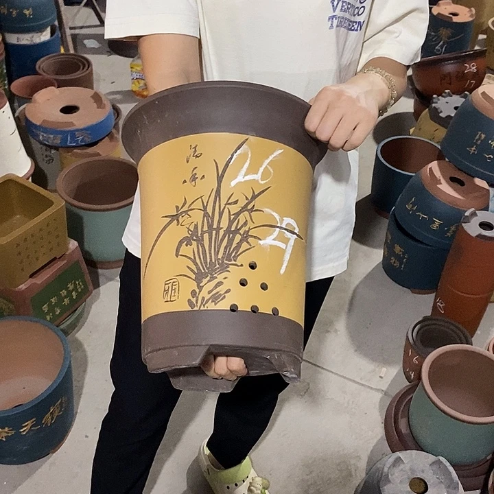 紫砂花盆紫砂花盆