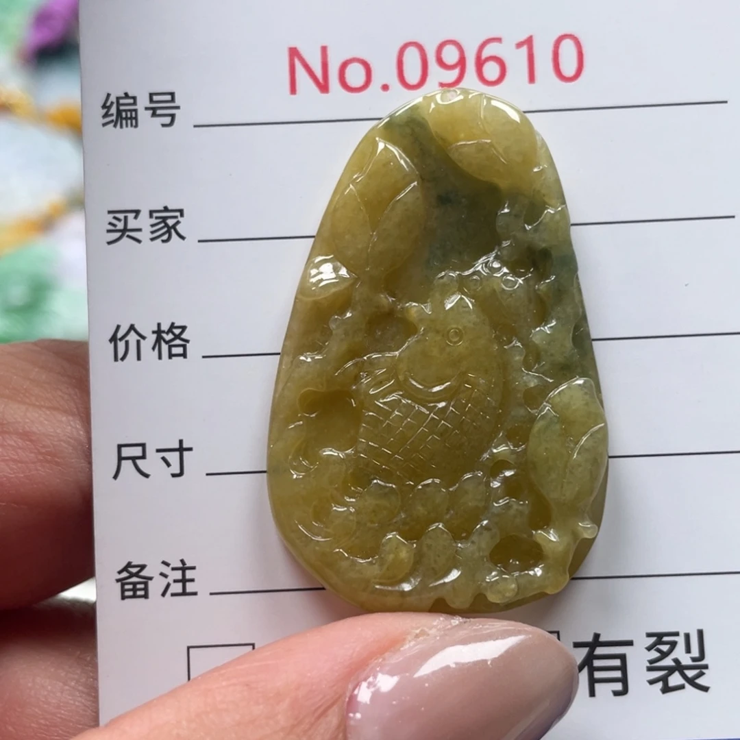 翡翠挂件未镶嵌翡玉缘翡翠挂件