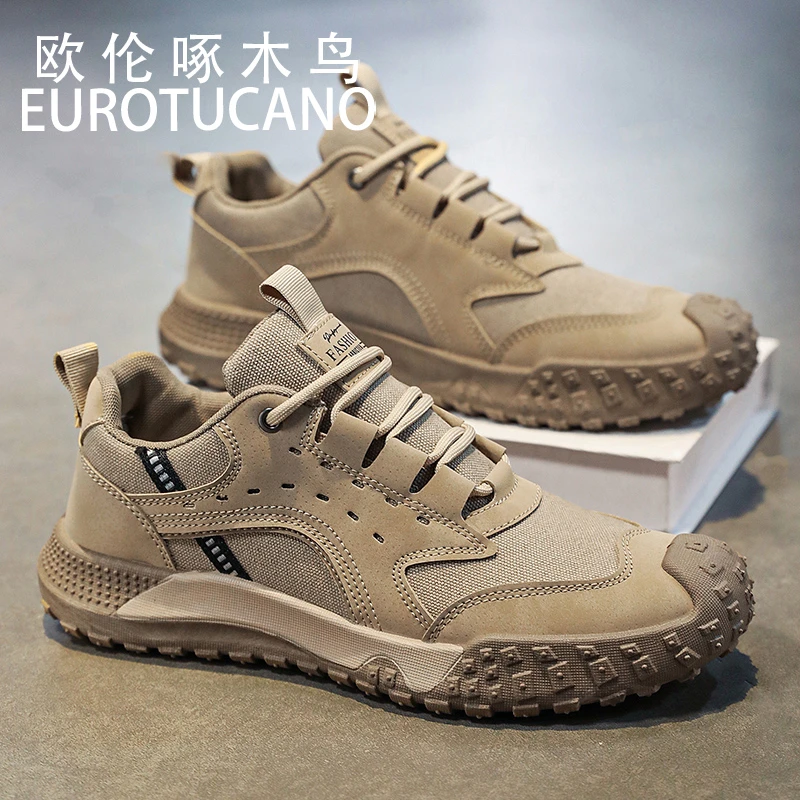 欧伦啄木鸟EUROTUCANO工装男鞋夏季登山运动休闲防滑耐磨劳保鞋款