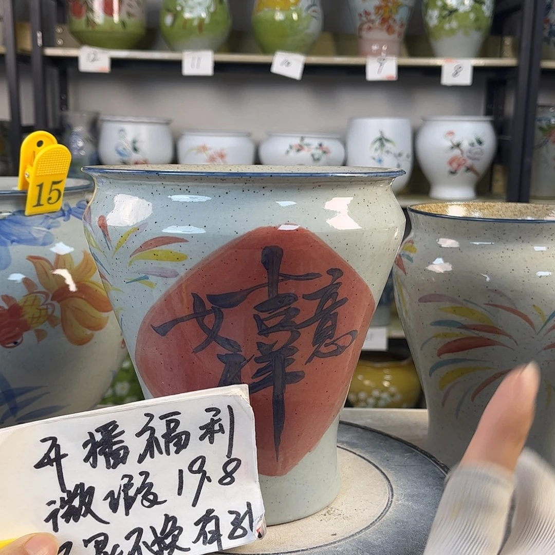 罐1xc景德镇陶瓷花盆