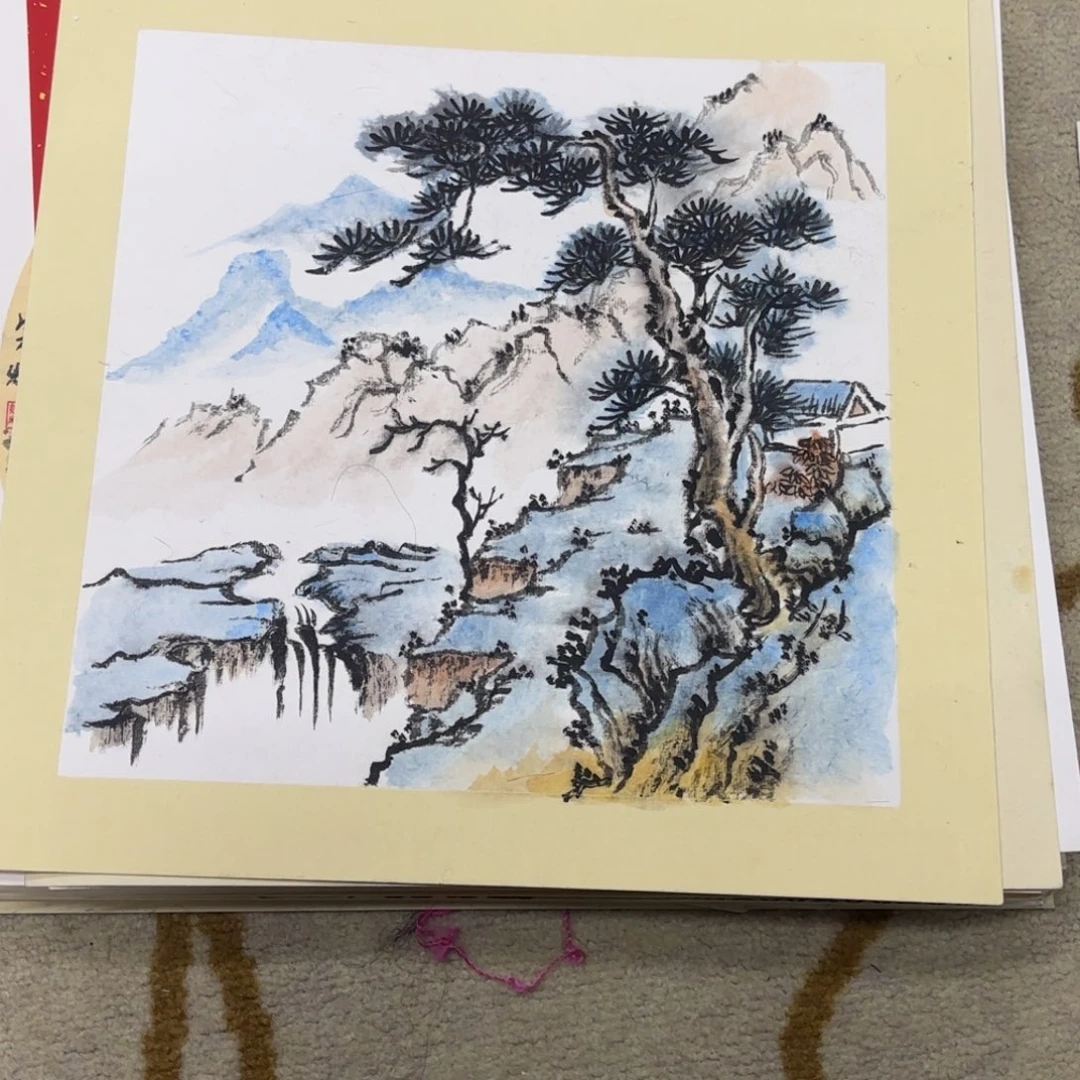 国画33-33卡纸作品艺