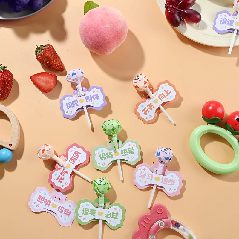 果汁棒棒糖果独立包装儿童年学生混合装网红励志解馋零食