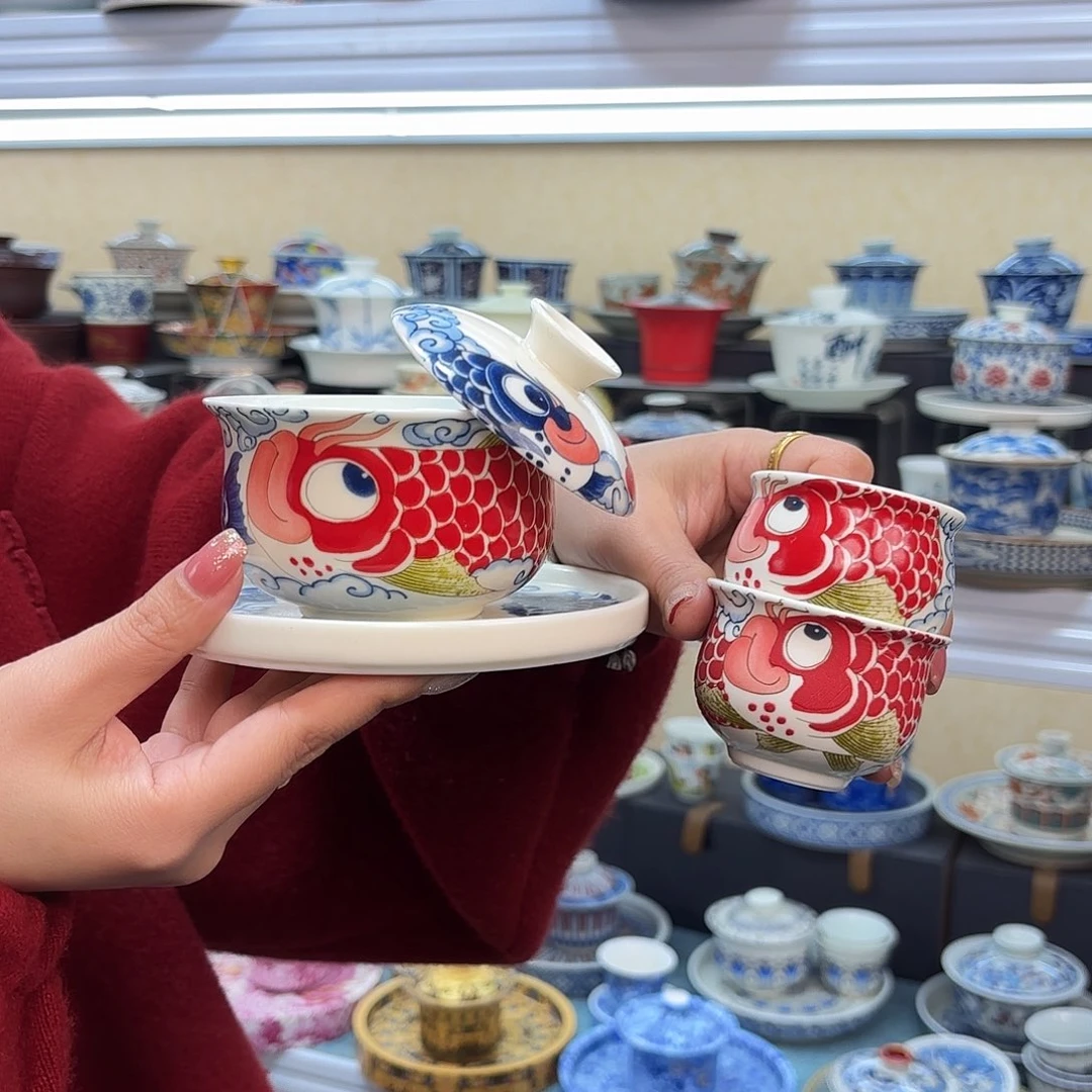 盖碗里的水煮开了放