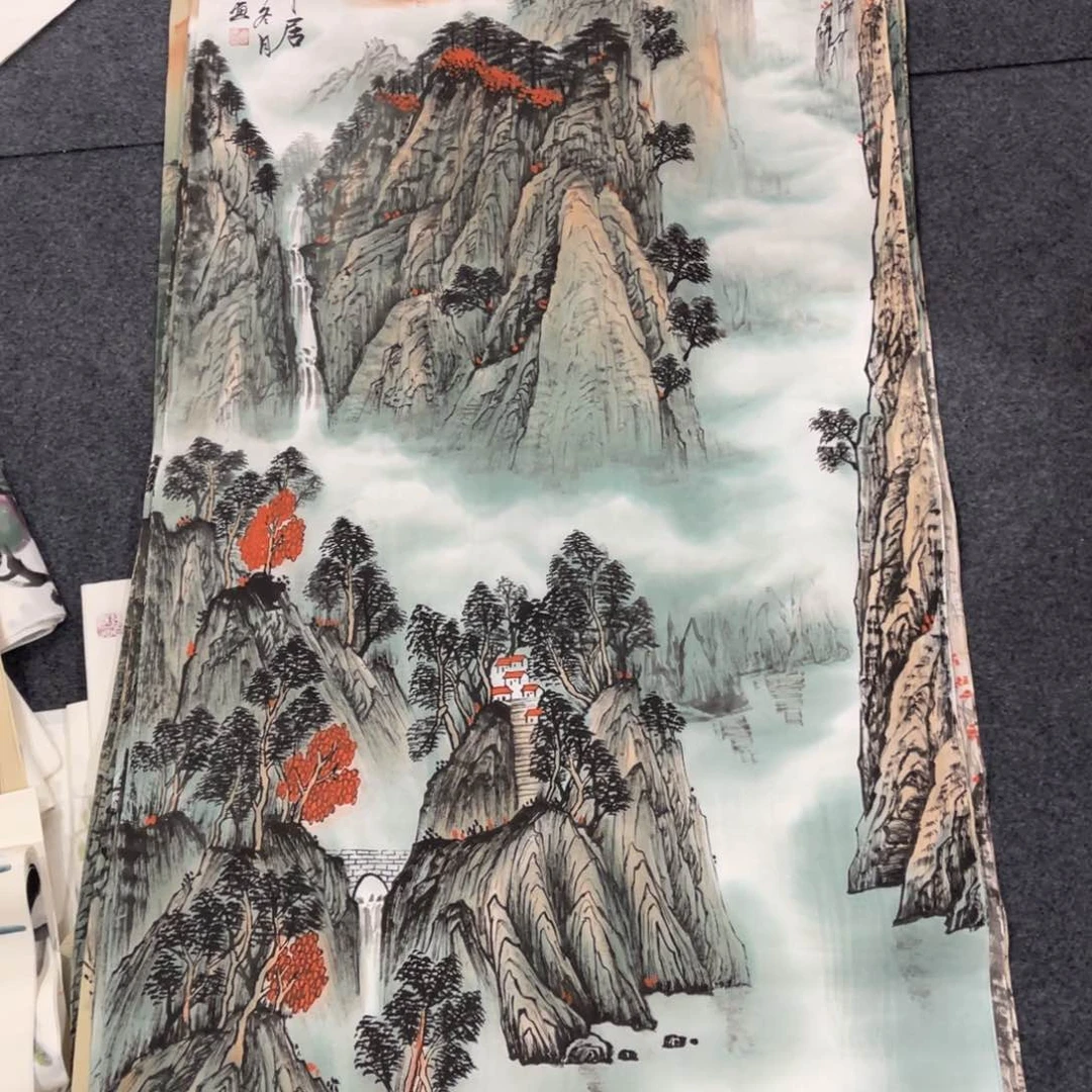 国画处理作品看好再拍哦