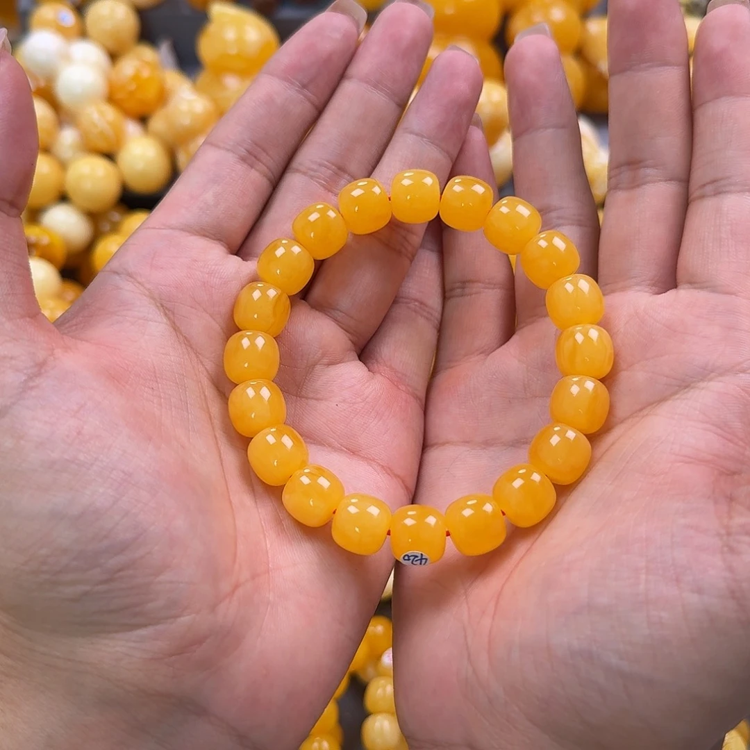 蜜蜡未镶嵌珠宝奇石同料12mm