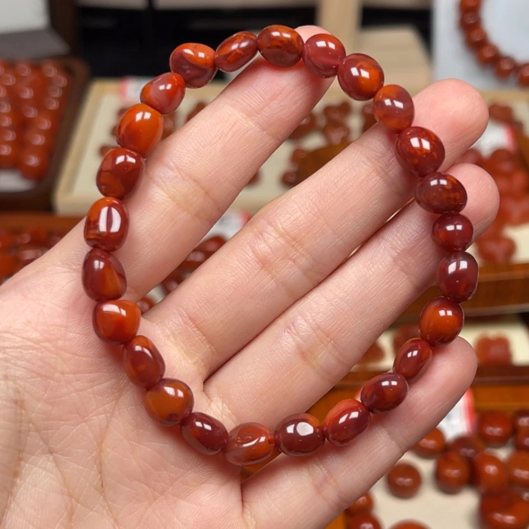 南红玛瑙未镶嵌手串