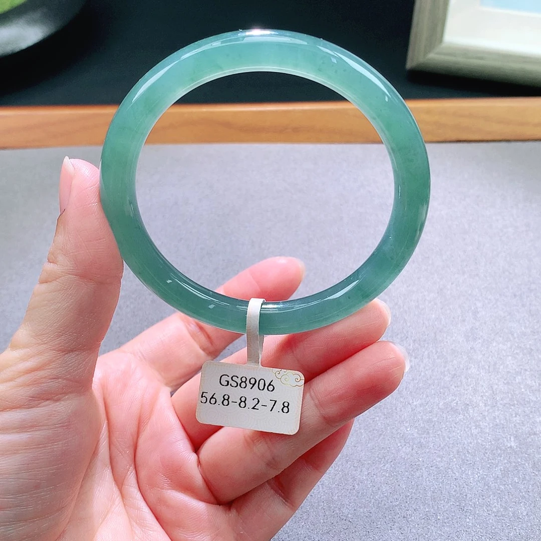 翡翠未镶嵌手镯天然翡翠手镯a货