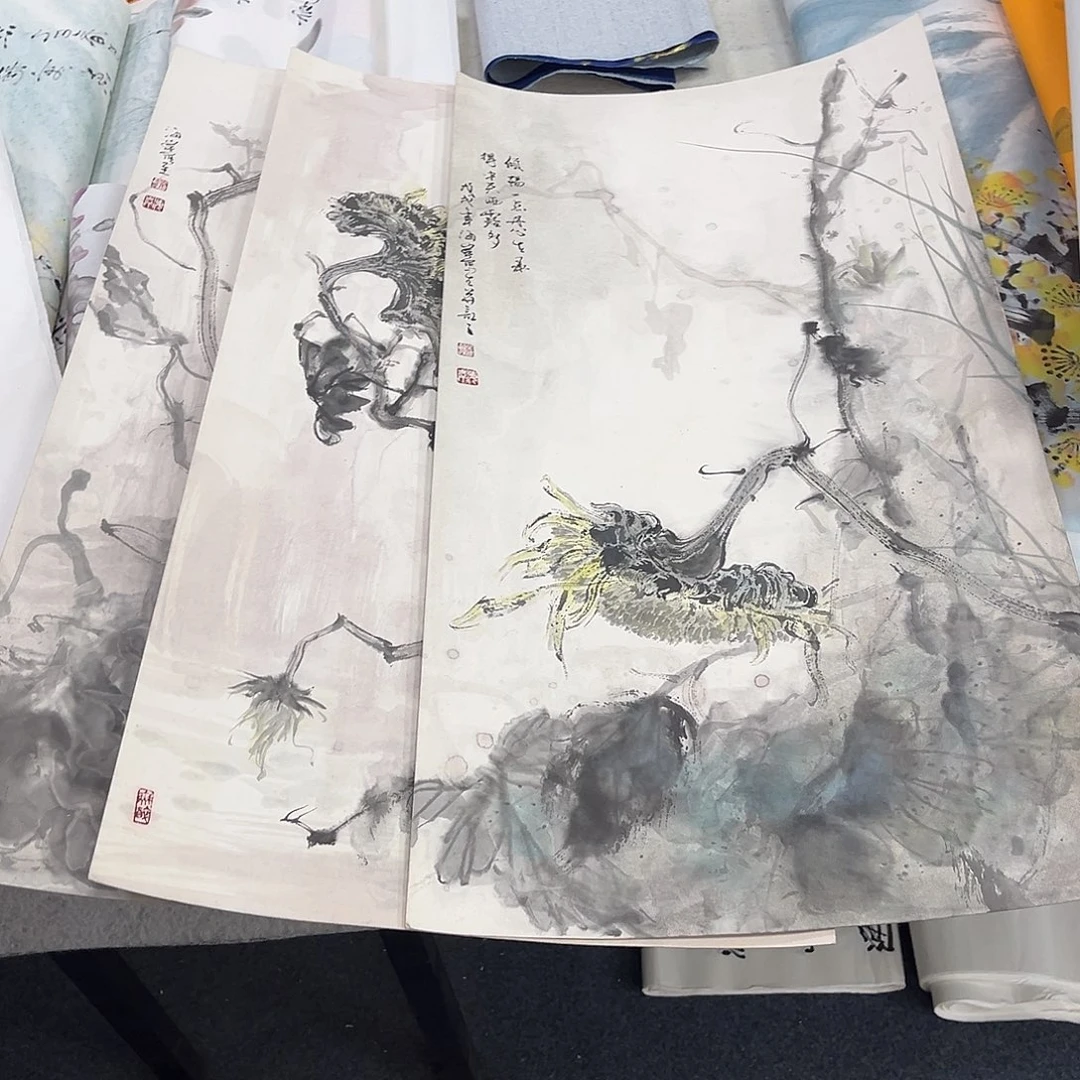 国画利****)宣纸纯手绘字画