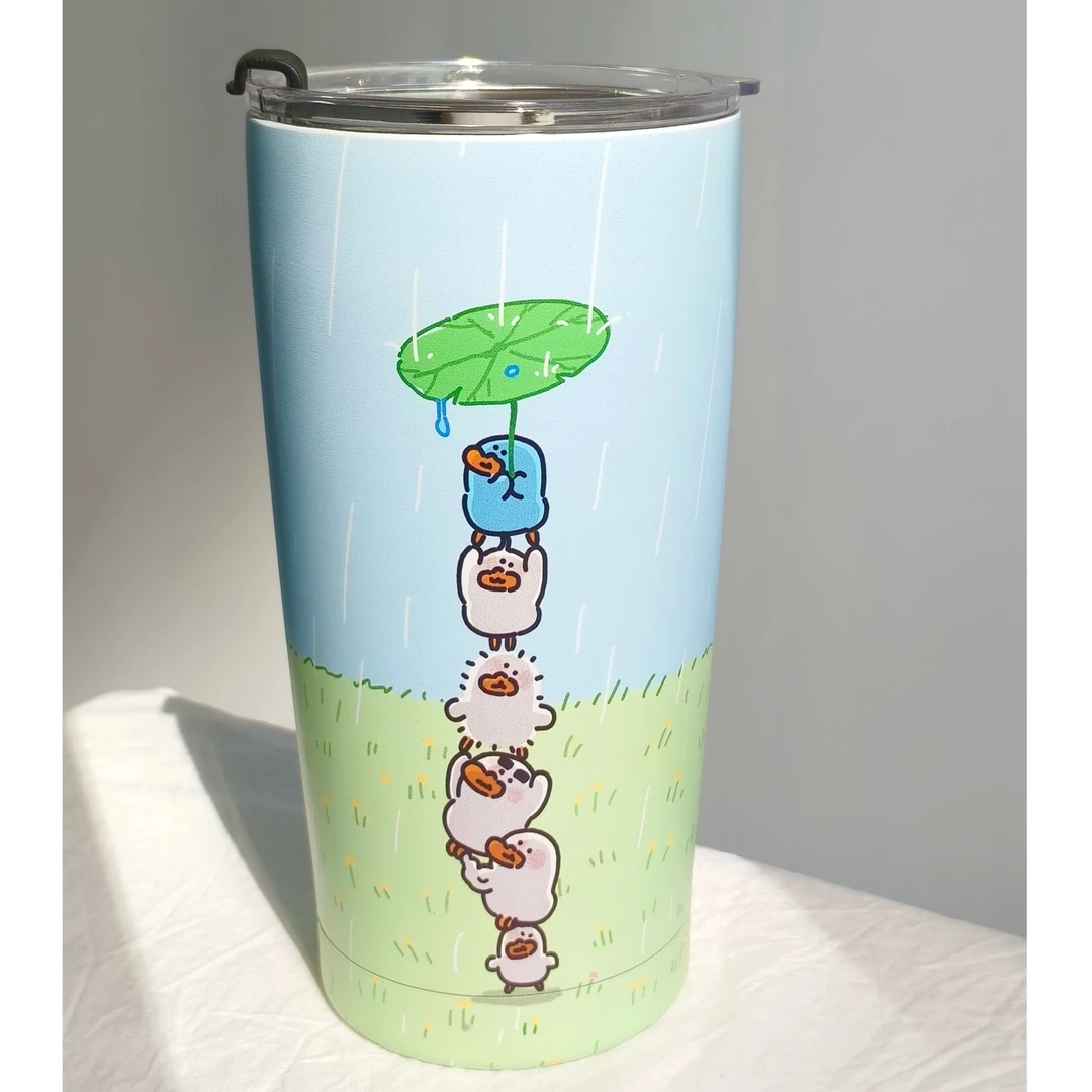 2025新款高颜值女生保温杯简约卡通上班族杯子水杯咖啡可爱学生党