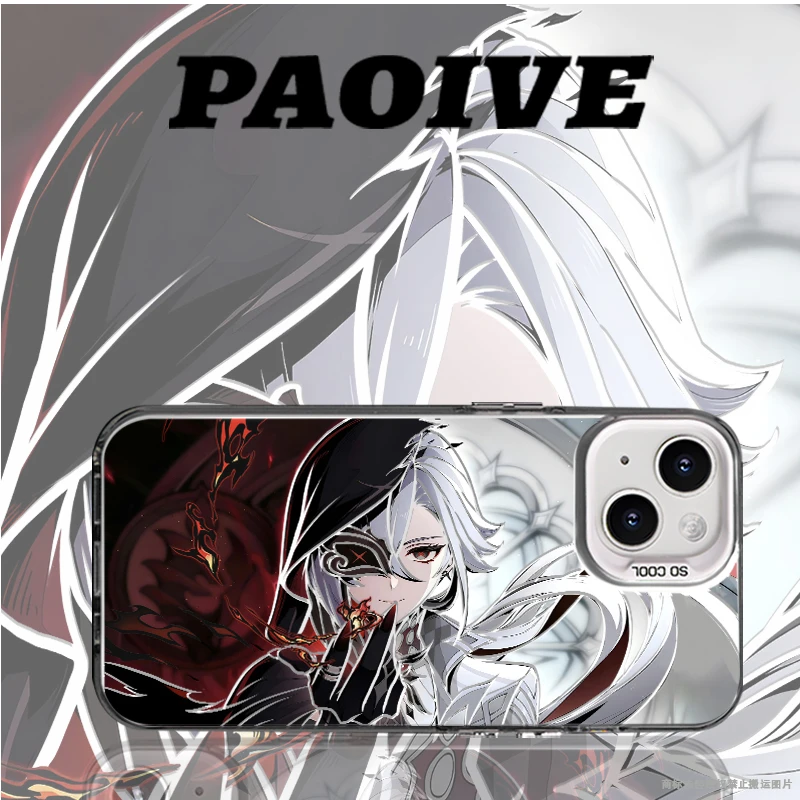 适用苹果华为vivo一加iPhone14小米三星原神纳塔防摔彩银手机壳