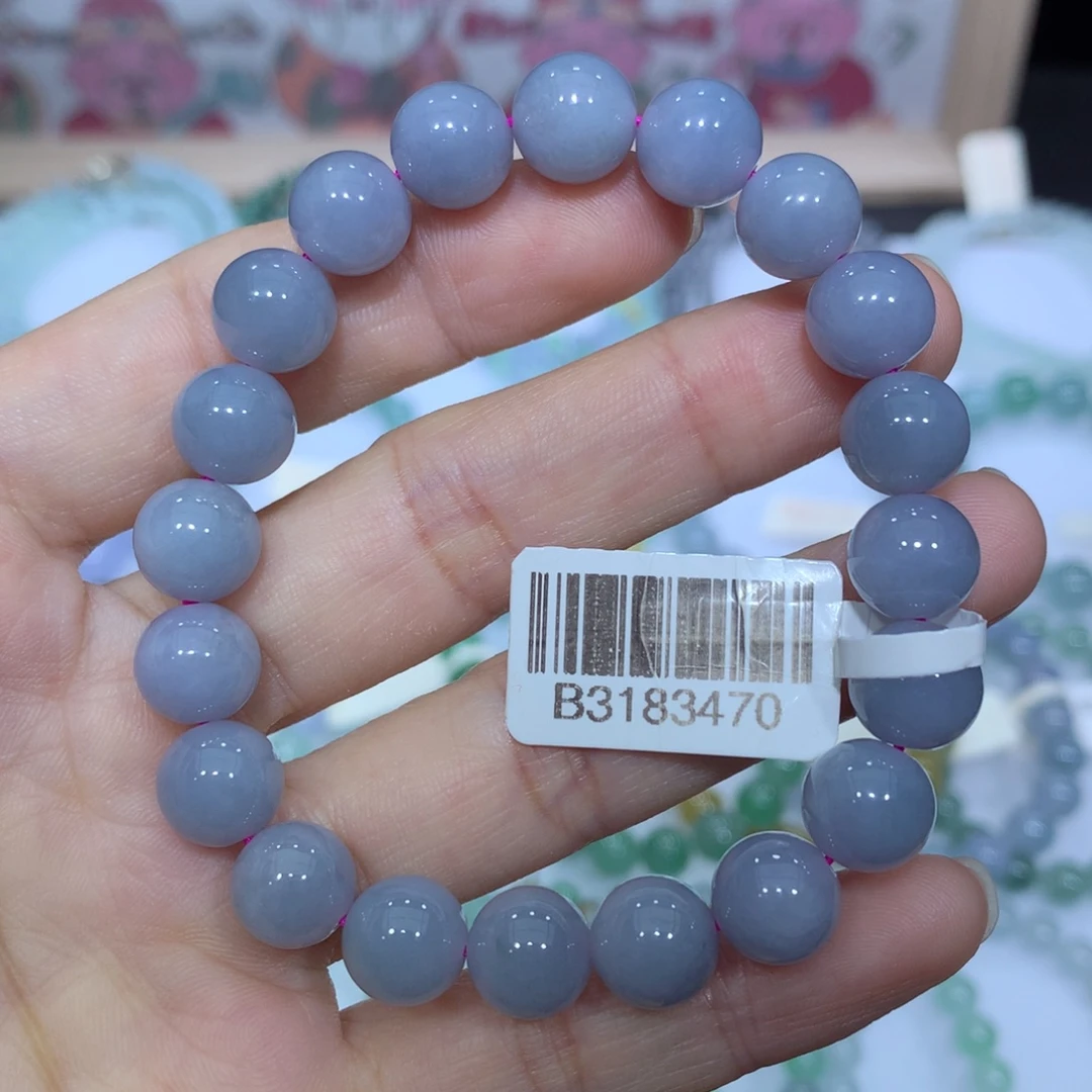 翡翠未镶嵌手链天然