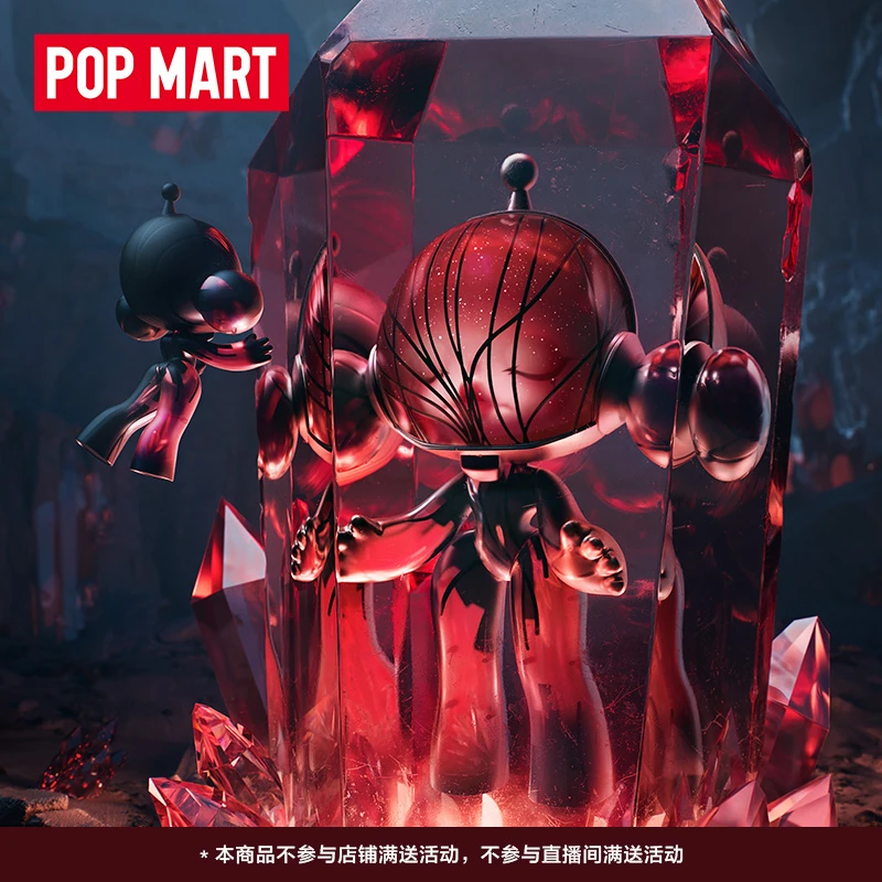 泡泡玛特MEGA α SKULLPANDA 400% 红水晶大号手办