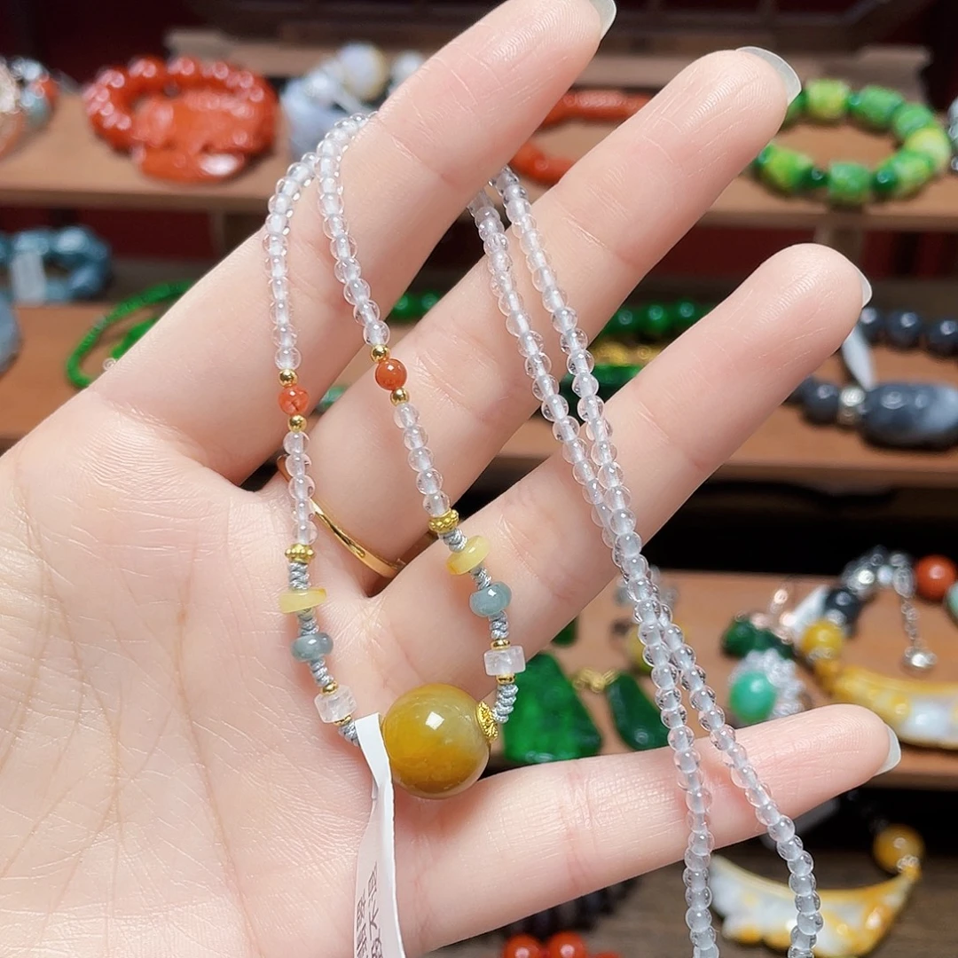 翡翠未镶嵌手链饰品
