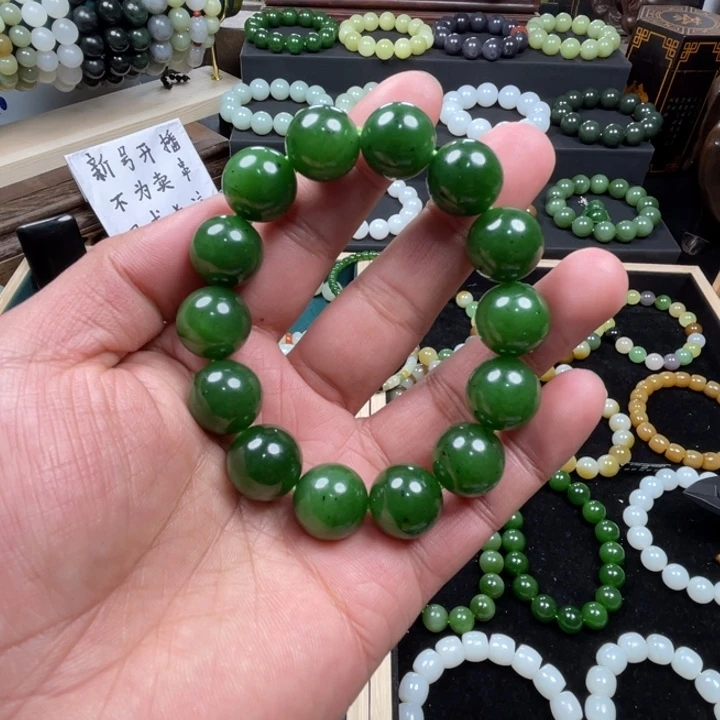 和田玉手串未镶嵌