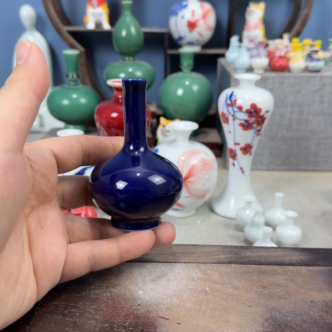 陶瓷手工小花器摆件