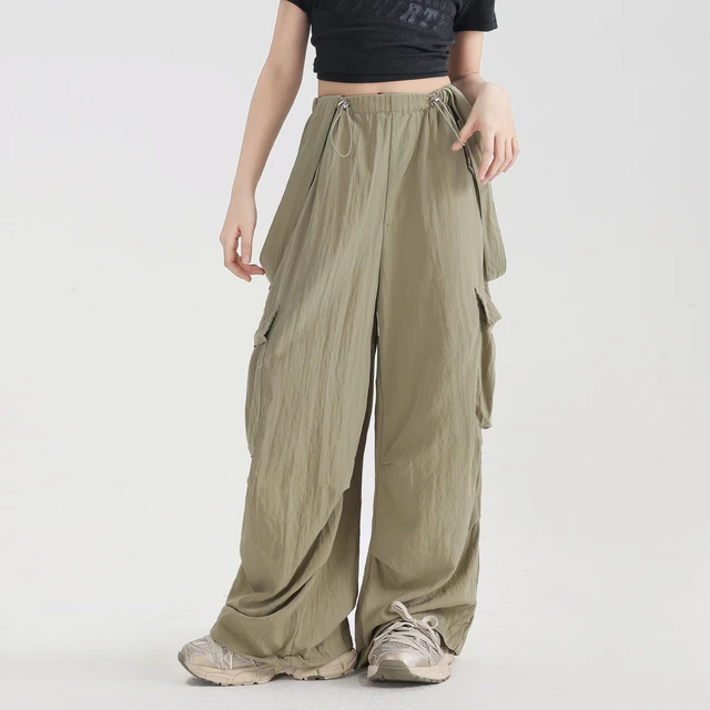 女童裤子春秋款2025新款儿童工装裤潮酷穿搭背带裤初中生春装裤子