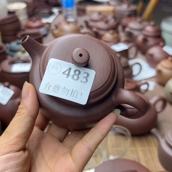 茶壶紫砂紫泥瑕疵170
