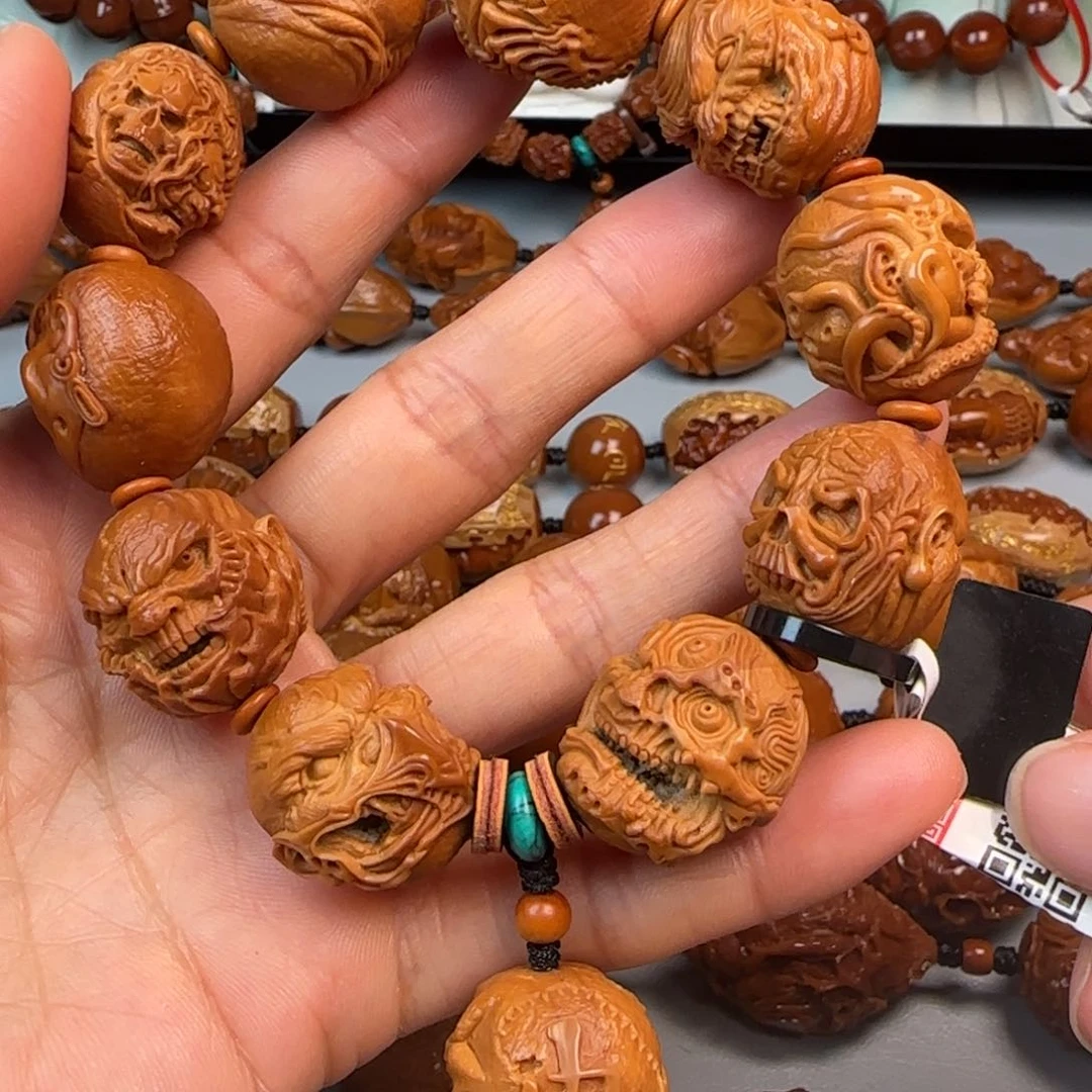 橄榄核手串/手链張*2.0尺寸油核向死而生恶僧