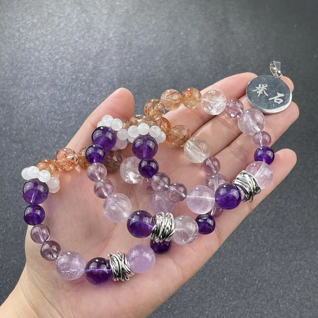 【举石珠宝】T0107-2007-117水晶手串（一件/多样性发/约9-13mm）v