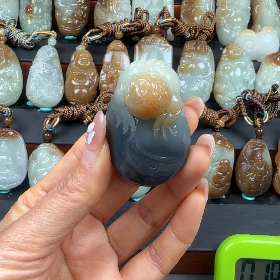 和田玉挂件未镶嵌简*