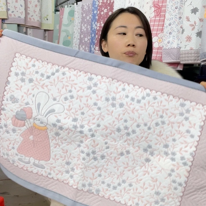 棉特价促销灰色花园兔